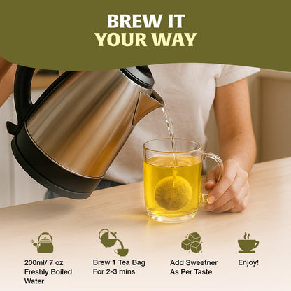 HANDPICK Fennel Tea (100 Teabags) Authentic Indian Origin Natural Grown