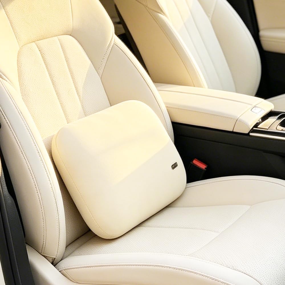 Lower Back Automotive Lumbar Support Pillow for Car Recliner Cushion Black