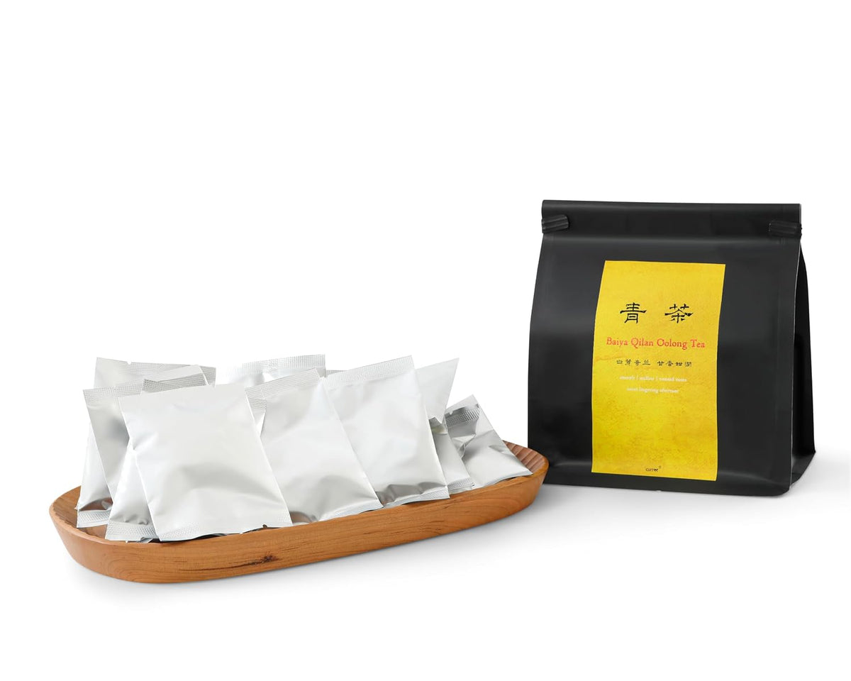 Curret Oolong Tea Bags – Fujian Roasted Oolong, Smooth & Mellow, 12 Count