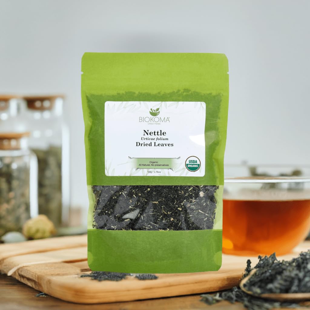 Biokoma Organic Nettle Leaf 1.76oz Urtica Dioica Tea Herb Seasonal Support