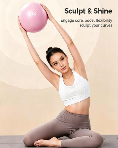KEEP Exercise Ball Anti-Burst - Thickened Yoga Ball Pilates Ball for Physical Therapy, Fitness Ball for Workout, Core Strength and Physical Therapy