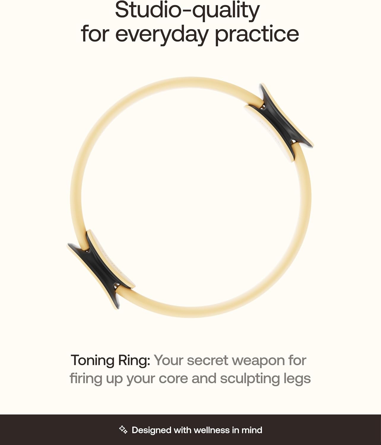 BetterMe Toning Pilates Ring – Magic Circle Pilates Ring for Strength & Flexibility – 15 Inch Fitness Ring for Home Pilates & Yoga Workouts