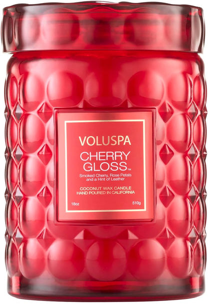 Voluspa Baltic Amber Candle, 18 oz, Coconut Wax Blend, Scented Candles for Home, 100 Hour Burn Time, Candle Jar