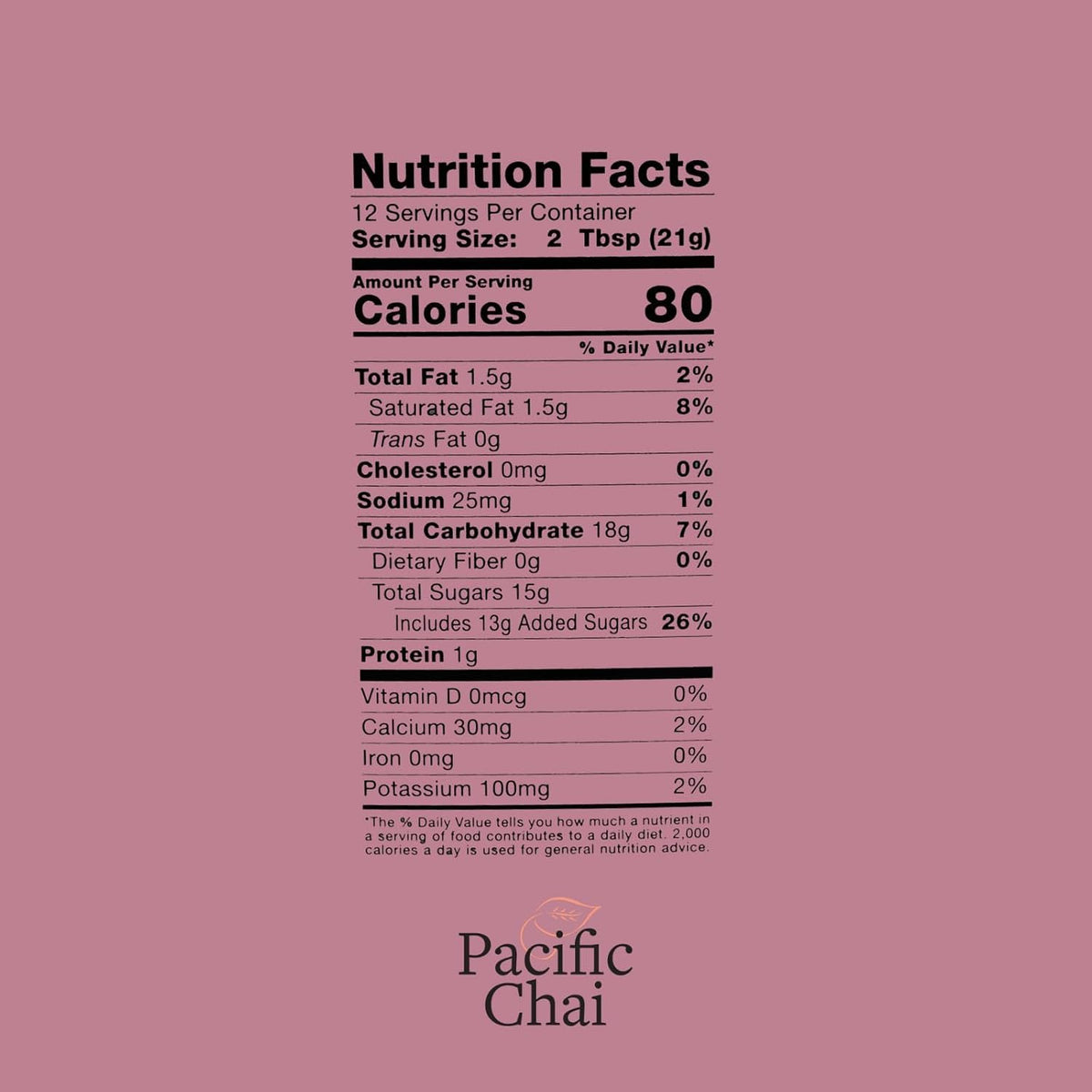 Pacific Chai Matcha Chai Latte Mix, Instant Matcha Tea Latte Drink Mix, Gluten Free, Kosher Certified Powder Beverage, Café Style Latte, 9 Oz (Pack of 1)