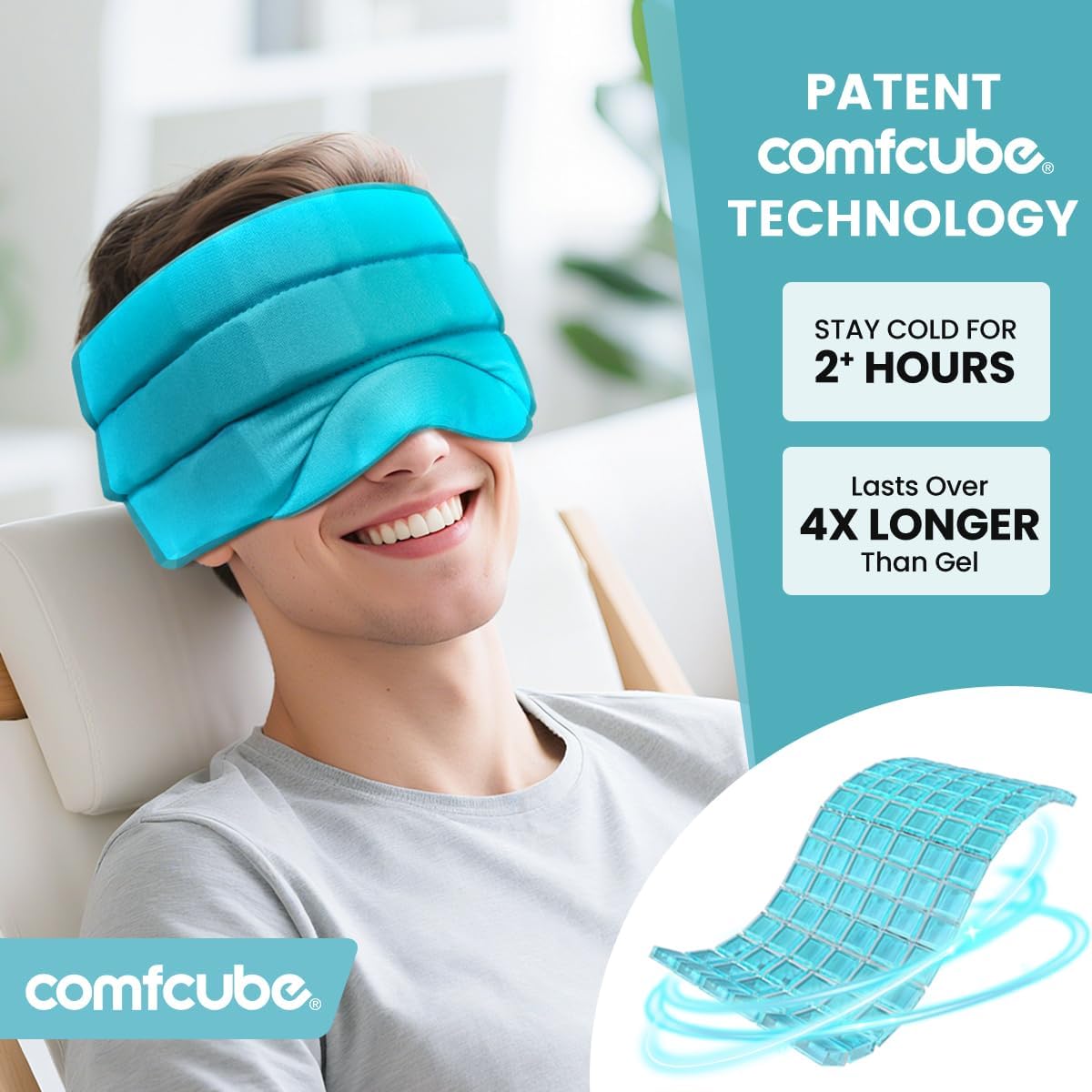 Ice Pack for Knee Pain Relief, 2 Hours Long Lasting Cold Pack for Knee Injuries, Cold Therapy Flexible Ice Pack Wrap for Knee Replacement Surgery, Swelling, ACL, Meniscus Tear