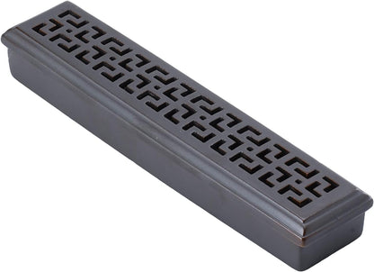 CEREMONY Incense Holder for Sticks, Ceramic Insence-Stick Holder Ash Catcher, Incense Holder Timkburner for Meditation Yoga Spa Room Incense Holder (Lever Brown)