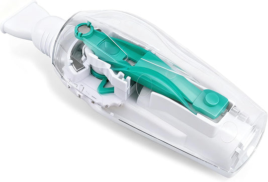 DEFUNX Breathing Exercise Device for Lungs - Flutter Valve Mucus Removal Device - Breath Trainer Green