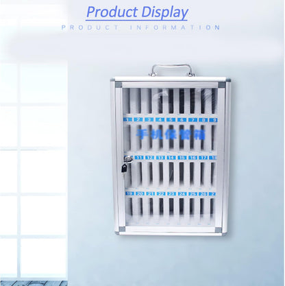 Wall Mounted Mobile Phone Locker Secure 48 Slots for Phones Ideal Storage Solution for Restaurants Schools & Offices Nized Charging Station for Devices,12 Slots