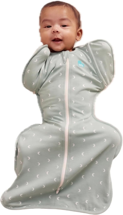 Love to Dream Swaddle UP, Baby Sleep Sack, Self-Soothing Swaddles for Newborns, Get Longer Sleep, Secure Fit Helps Calm Startle Reflex, New Born Essentials for Baby, 1.0 TOG, 13-19 lbs, Deep Olive