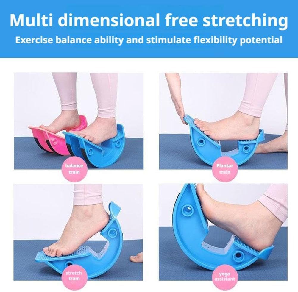 2025 Upgraded Foot Rocker & Calf Stretcher, Feet Pain Relief & Foot Stretcher for Plantar Fasciitis, Achilles Tendonitis Relief–Durable,Slip-Resistant,Increased Leg Foot Flexibility Strength (Black)