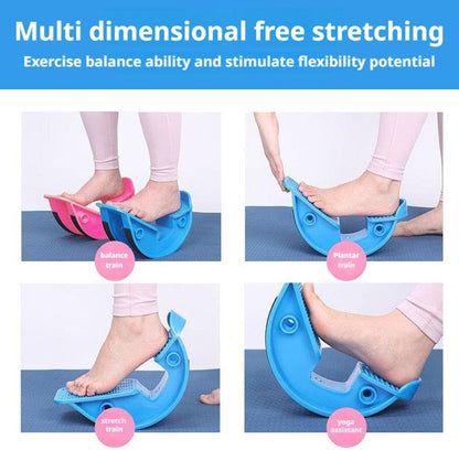 2025 Upgraded Foot Rocker & Calf Stretcher, Feet Pain Relief & Foot Stretcher for Plantar Fasciitis, Achilles Tendonitis Relief–Durable,Slip-Resistant,Increased Leg Foot Flexibility Strength (Black)