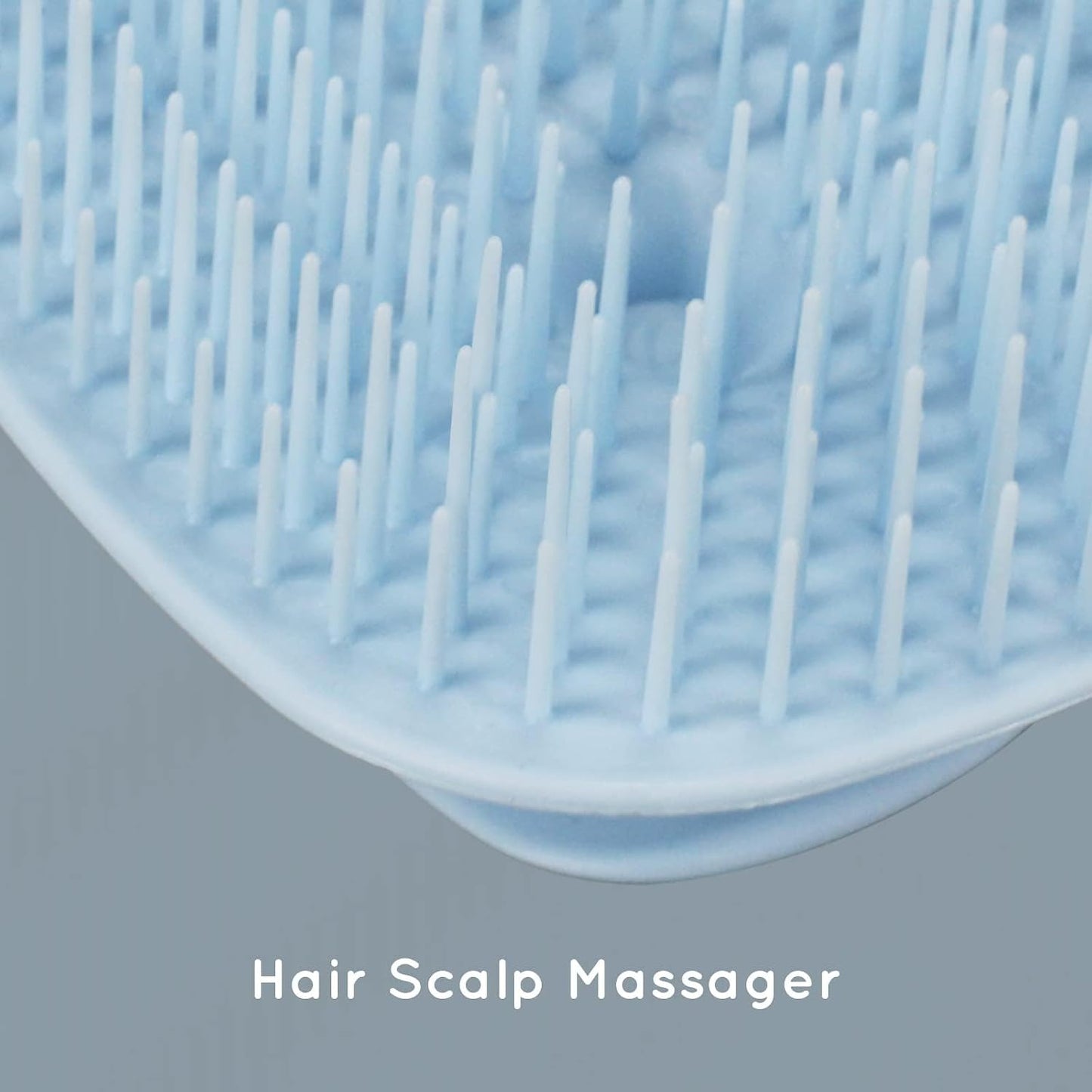 Ecoed Scalp Massager Shampoo Brush, Scalp Scrubber & Exfoliator (Natural)