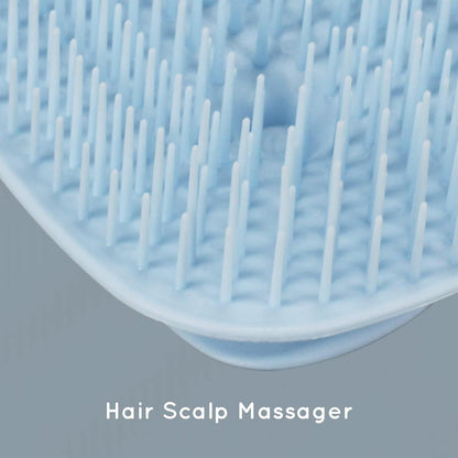 Ecoed Scalp Massager Shampoo Brush, Scalp Scrubber & Exfoliator (Natural)