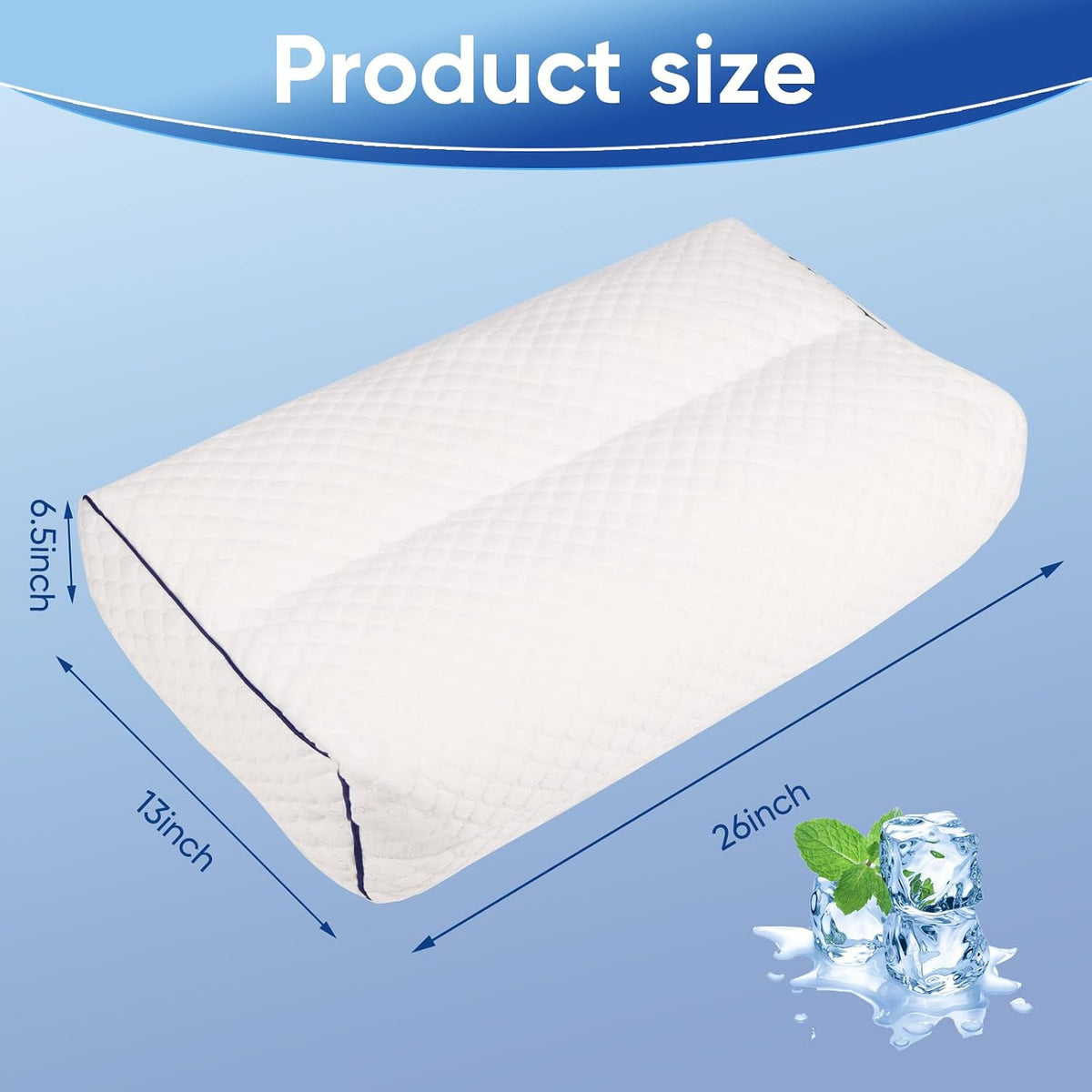 MINUPWELL Knee Pillow for Side Sleepers - Between Leg & Under Knee Pillow for Back Sleepers - Leg Pillow with 850G 7D Alternative for Relieving Leg, Back, and Knee Pain - 100% Cotton Fabric - White