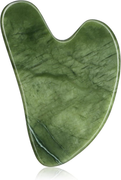 rosenice Gua Sha Facial Tools Guasha Tool Gua Sha Jade Stone Manual Massage Sticks for Jawline Sculpting and Puffiness Reducing for Face Body Tensions Reduce Festive Gifts