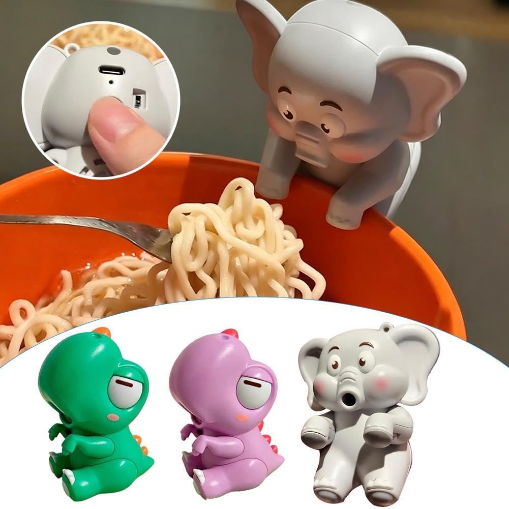 Cooling Clip-On Mini Fan for Cup & Bowl,Dinosaur Animal Fans Coffee Chiller