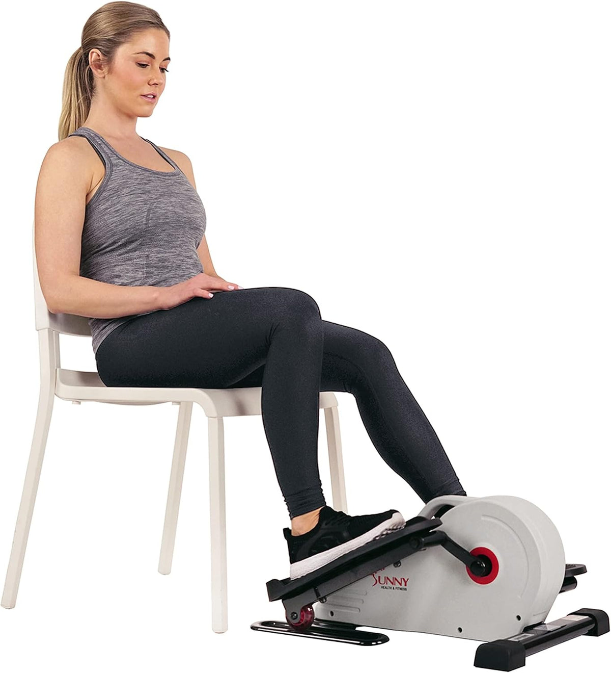 Sunny Health & Fitness Under Desk Pedal Elliptical Machine Leg Exerciser