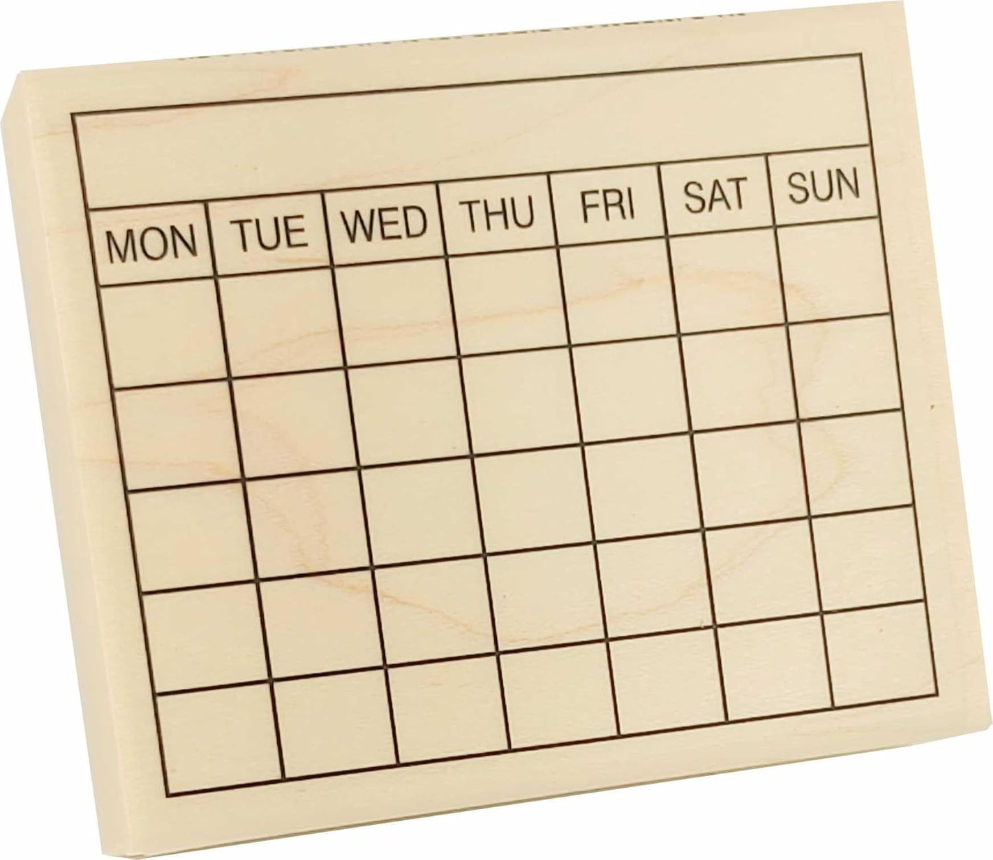 Stamps by Impression Journal, Habit Tracker, Calendar Rubber Stamp 2.25" x 2.75" 6 Row ST 1298