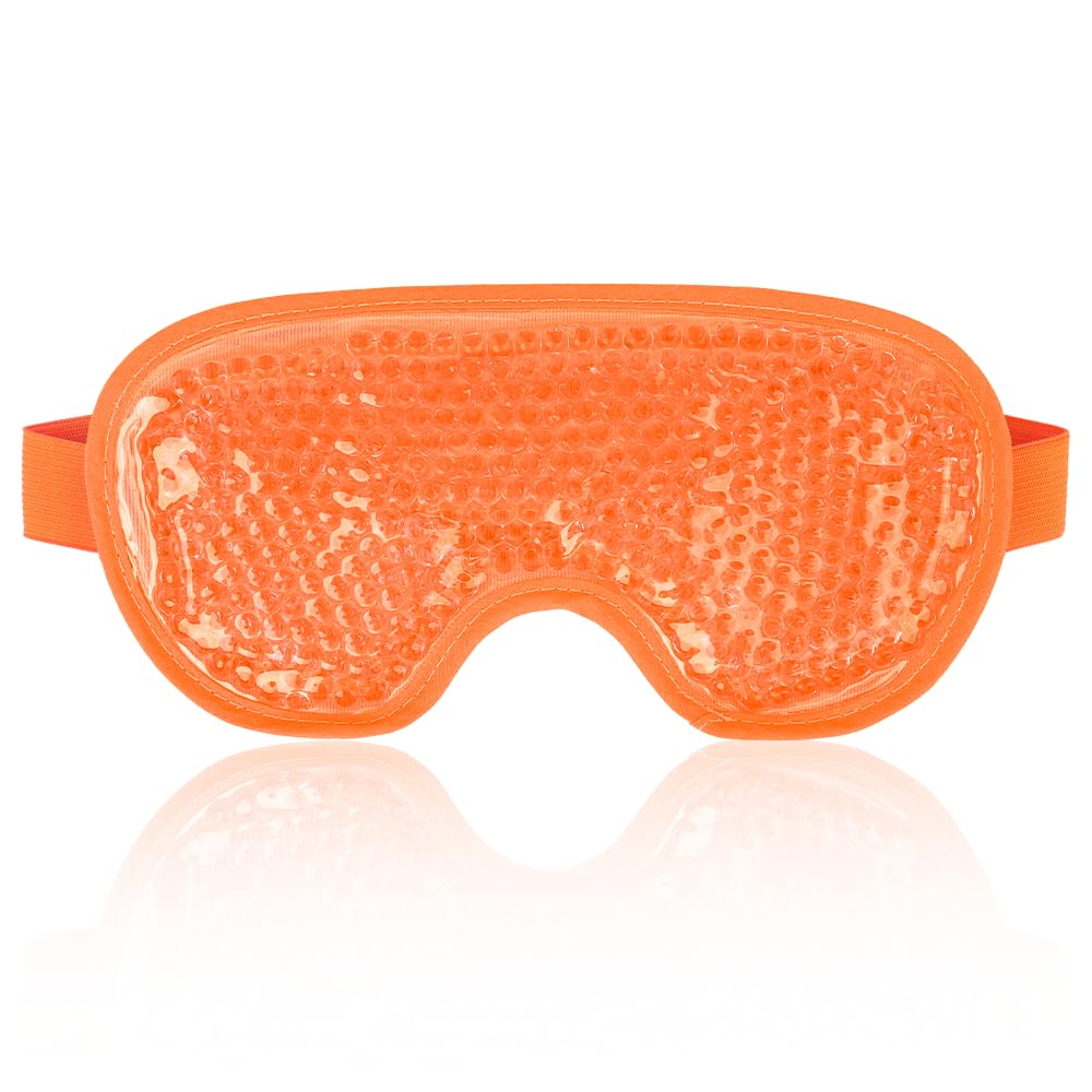 NEWGO Cooling Eye Mask for Puffy Eyes, Cold Eye Mask Eye Ice Pack for After Eyes Surgery, Tension Stress Relief, Itchy Eyes, Headaches, Dark Circles - Blue