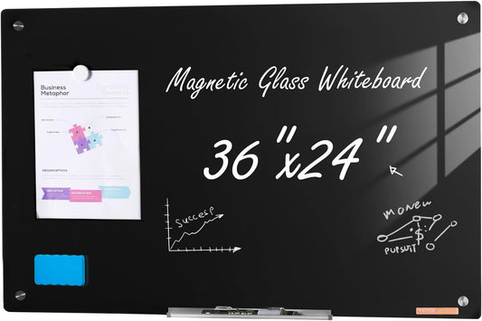 VEVOR Dry Erase Calendar for Wall, 36 x 24 Inches Whiteboard Calendar, Monthly Planner Magnetic Dry Erase Board, 1 Magnetic Erase & 2 Dry Erase Marker & Movable Tray for Restaurant Office Home School