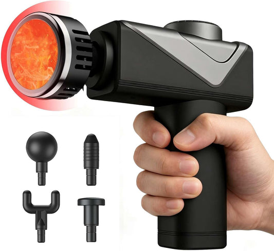 Massage Gun with Heat, Powerful Warming Massage, Home & Travel