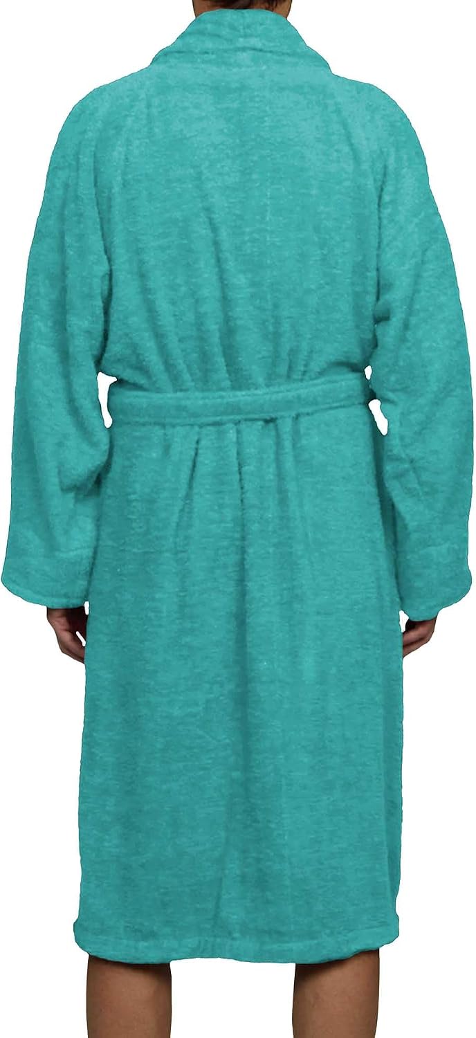 Cotton Unisex Terry Robe, Soft And Absorbent Robes For Men And Women, Bathroom Accessories