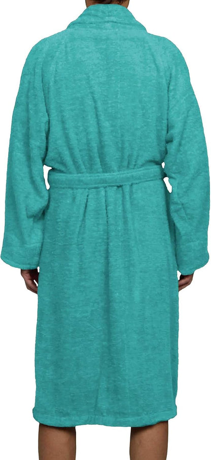 Cotton Unisex Terry Robe, Soft And Absorbent Robes For Men And Women, Bathroom Accessories