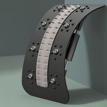 Back Stretcher Device, Multi-Level Back Support Adjustable, Spinal Board Massager with Curved Design, Stretching Equipment Tool Relieves Tension, for Daily Stretching and Relaxation
