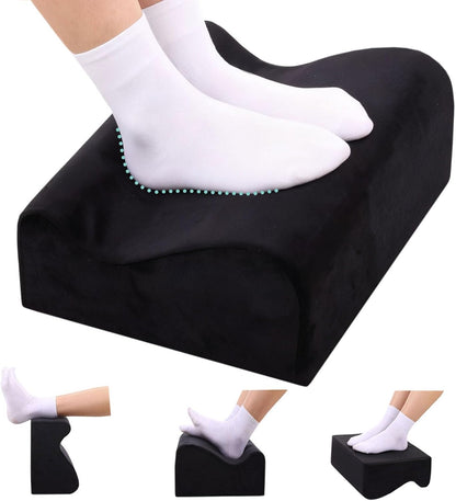 Work Foot Rest Under Desk,Comfort Foot Rest for Couch | Foot Rest For Under Desk at Work,At Soft Ergonomic Footrest,Support Foot Pillow,Heel Chair,Leg Elevation Pillow blue