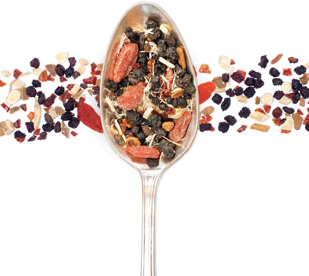 Birds & Bees Teas - Elderberry Tea - Family Immunity Tea is a blend of Immunity Herbs! Makes A Delicious Sambucus Elderberry Syrup - 40 Servings, 9.0 oz