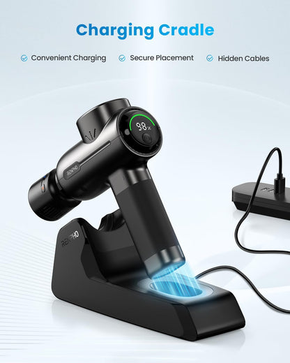 RENPHO Active+ Massage Gun, App-Controlled Guided Courses, Bluetooth