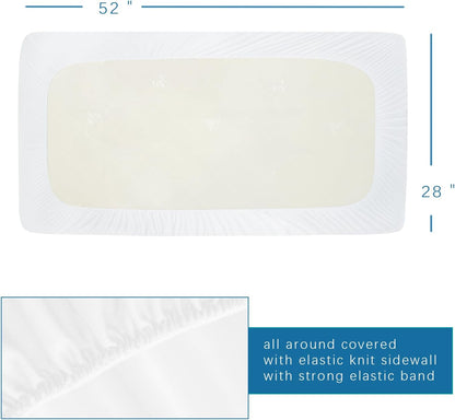 Queen Mattress Protector Waterproof Cover Absorbent Fitted Sheet up - 18'' Deep Pocket Mattress Cover Queen Size Bed Sheets, Terry Machine Wash Protection Mattress Protector