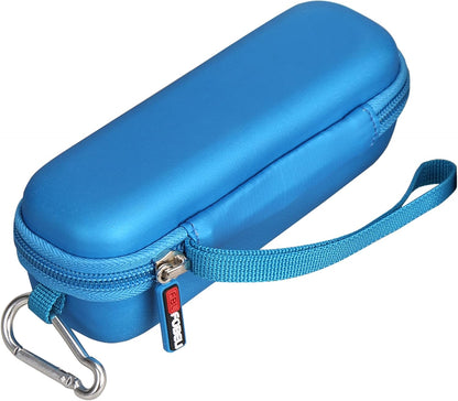 FBLFOBELI EVA Hard Carrying Case Compatible with The Breather/HETARU Natural Breathing Exercise Device, Hand-Held Inspiratory Expiratory Muscle Trainer (Blue, Case Only)