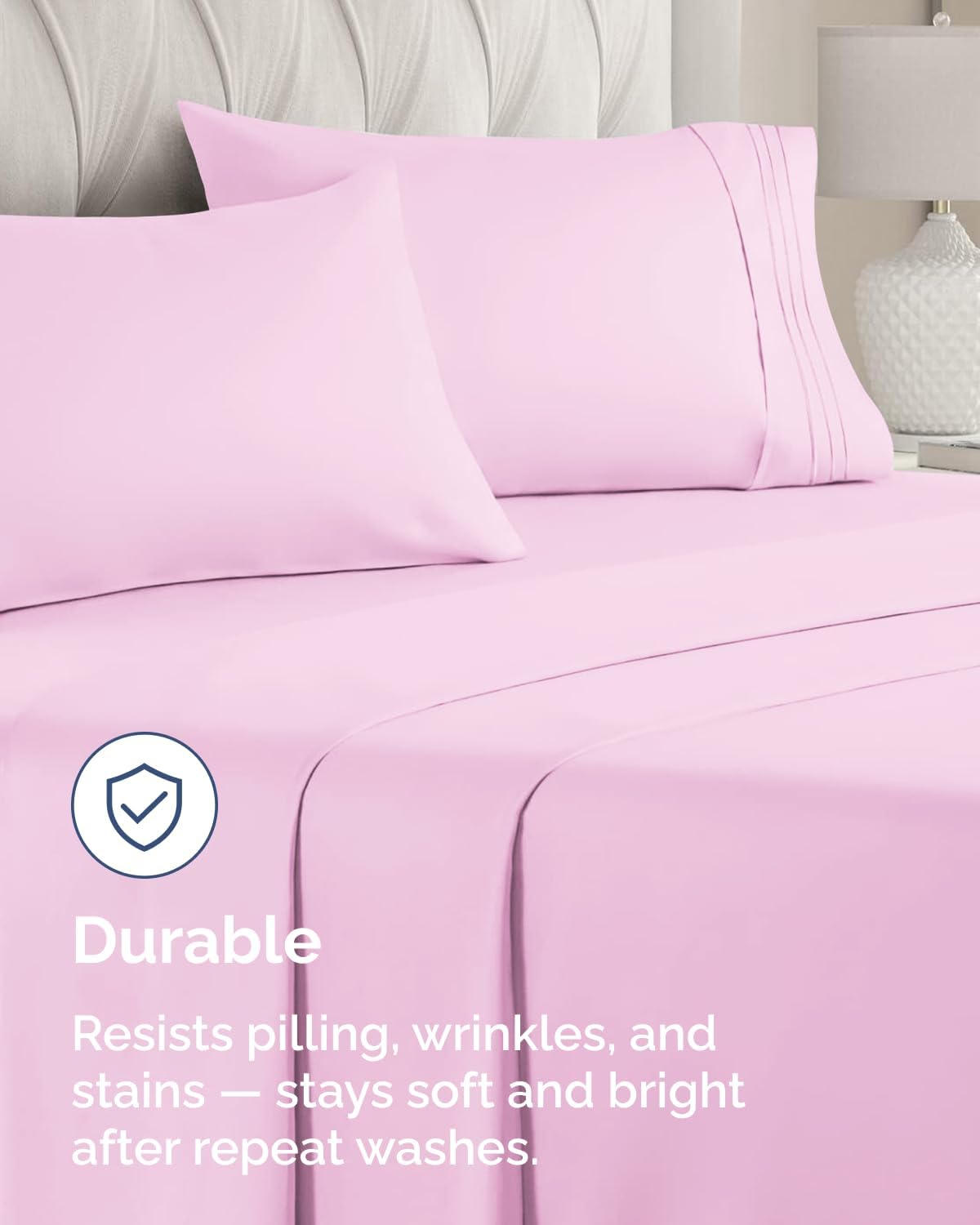 Standard Pillow Cases Set of 10 - Ultra Soft Hotel Quality Pillowcase Covers - Comfy, Cozy & Wrinkle Free - Shrink, Stain and Fade Resistant - Machine Washable Pillow Protectors - 10 Pcs Set - White - Colors A
