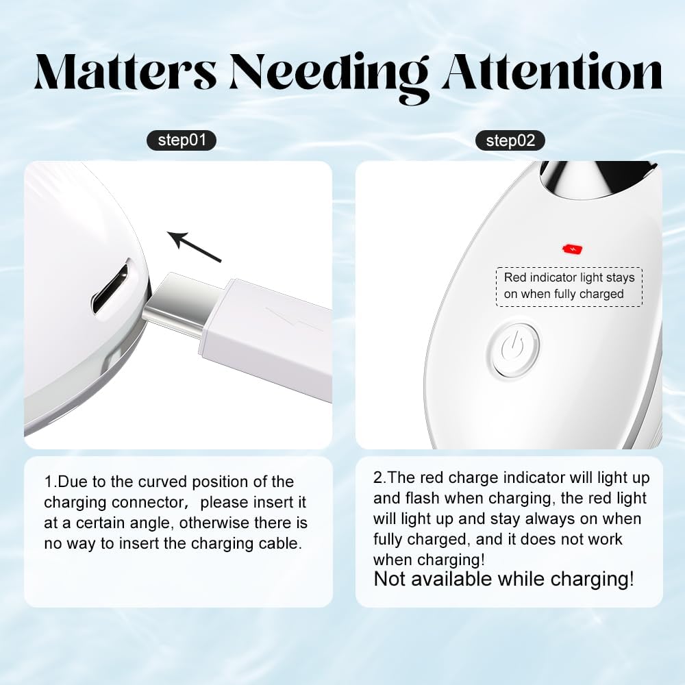 Neck Face Massager Tool, 3-in-1 Portable Facial Massager, Face Sculpting Tool at Home for Skin Care with Vibration (White)