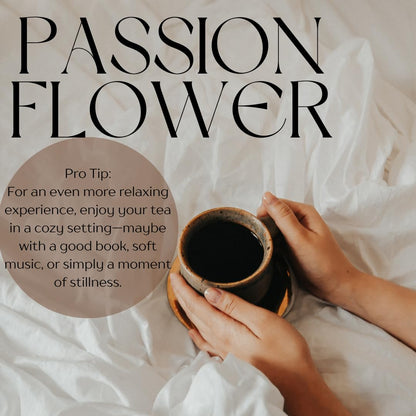 Alebrixes | Passion Flower Herbal Tea (4 oz) | Whole Dried Passionflower Leaf | Te Passiflora - Pasiflora | Relaxation, Focus, Bed Time Tea.