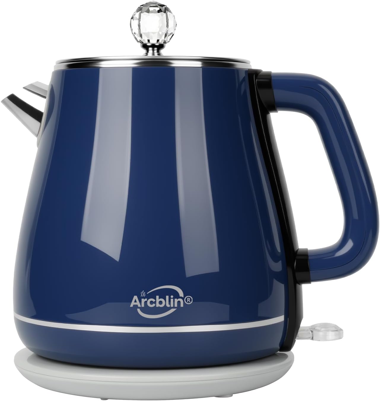 1.8L Electric Kettle, Tea Kettle with Fast Boil 1350W, Pearl White