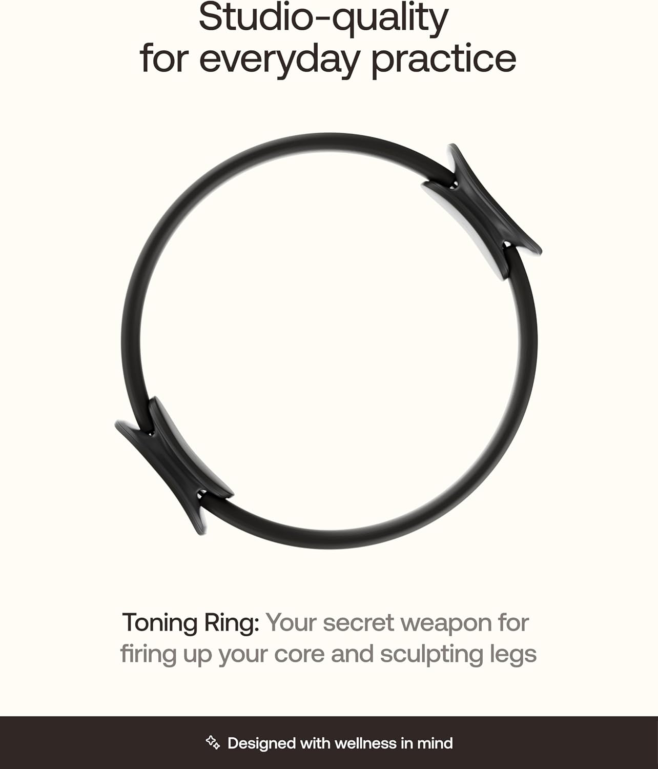 BetterMe Toning Pilates Ring – Magic Circle Pilates Ring for Strength & Flexibility – 15 Inch Fitness Ring for Home Pilates & Yoga Workouts