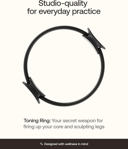 BetterMe Toning Pilates Ring – Magic Circle Pilates Ring for Strength & Flexibility – 15 Inch Fitness Ring for Home Pilates & Yoga Workouts