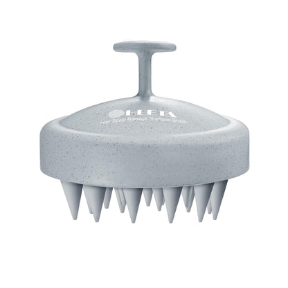 HEETA Scalp Massager Hair Growth, Soft Silicone Scalp Scrubber Shampoo Brush for Exfoliation, Dandruff Removal Head Massage Stress Relax, Wet & Dry Use for Thick Thin Curly Hair Care, Black