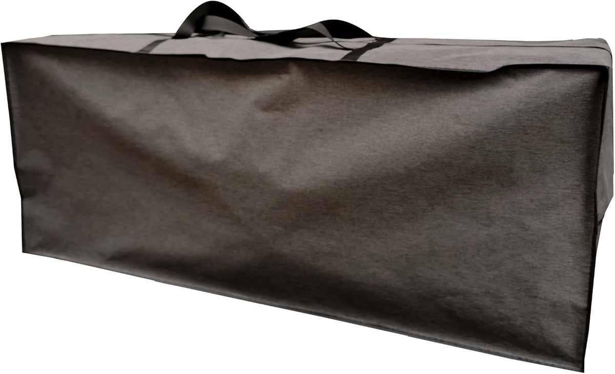 Outdoor Square Cushion/Cover Storage Bag, Protective Zippered Storage Bags with Handles, 32''L x 32''W x 24''H Black