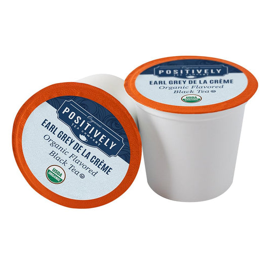Positively Tea, Organic Earl Grey De La Crème, K-Cup® Compatible, 24 Pods