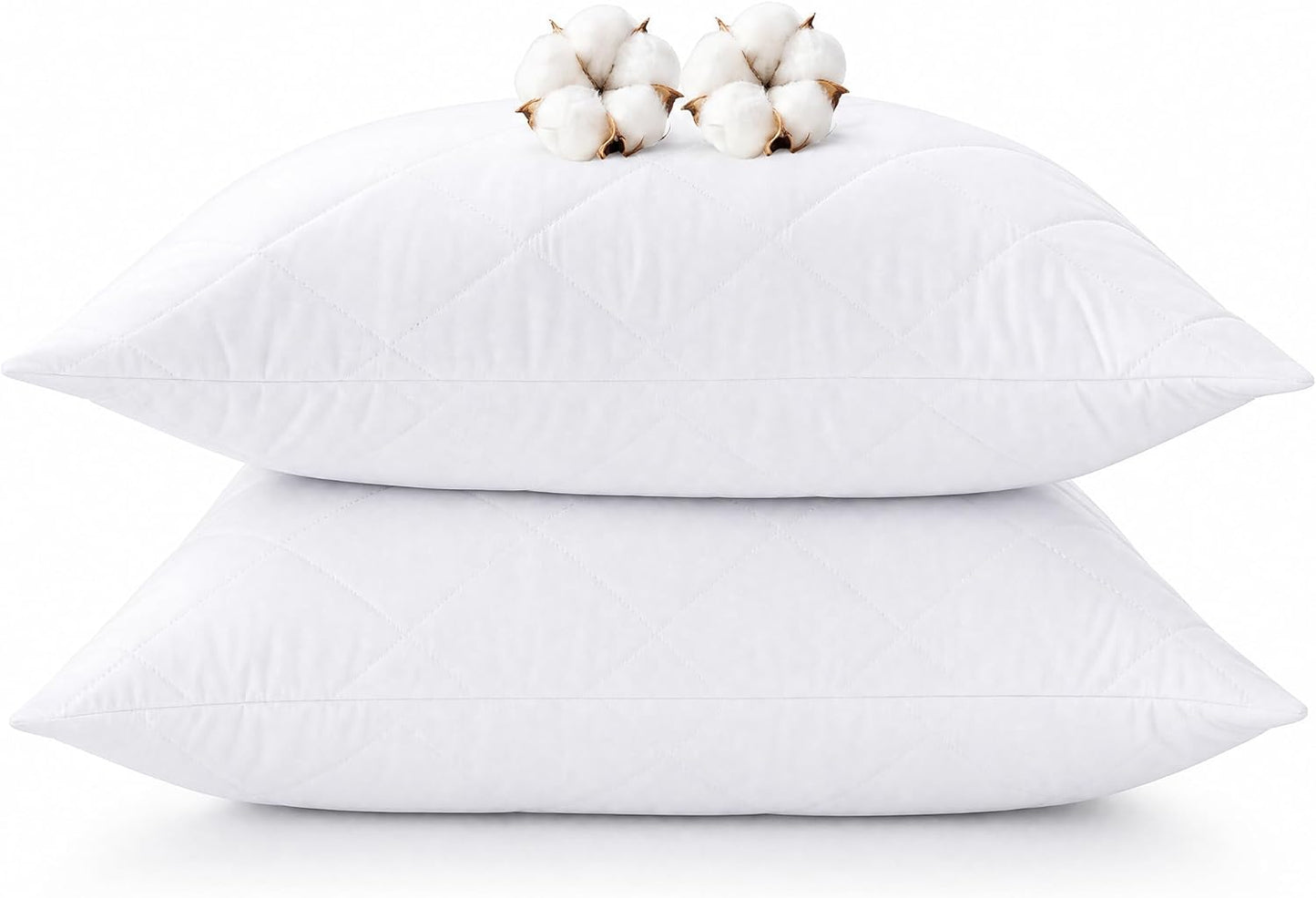 CoolShields Pillow Protector (2 Pack) Standard – Waterproof Zippered Pillow Covers, Hypoallergenic, Premium Pillowcase Encasement for Better Sleep