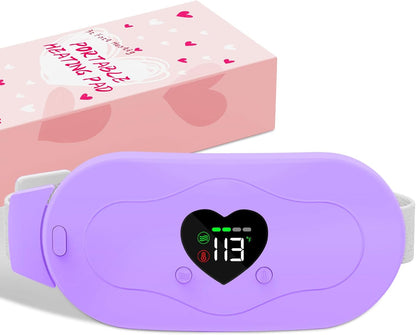 Glyduny Portable Heart Heating Pads, Electric Cordless Heat Pad