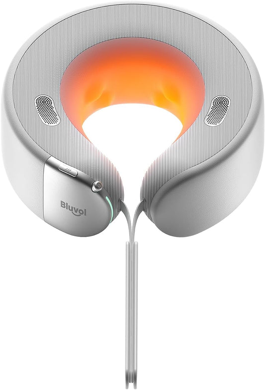 Bluvol Nest 10 Ultra Cordless Heated Neck Massager, 360° Spatial Audio
