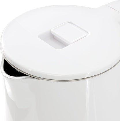 MegaChef Electric Watter Boiler/Tea Kettle (Glass, Silver, 1.8 Liter)