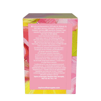 Taylors of Harrogate Rose Lemonade Herbal Tea Bags, 20ct (Pack of 1)