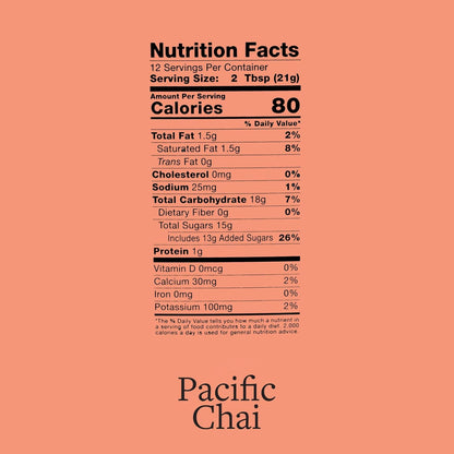 Pacific Chai Spiced Chai Latte Mix, Instant Chai Tea Latte Drink Mix, Gluten Free, Kosher Certified Powder Beverage, Café Style Chai Latte, 9 oz (Pack of 3)