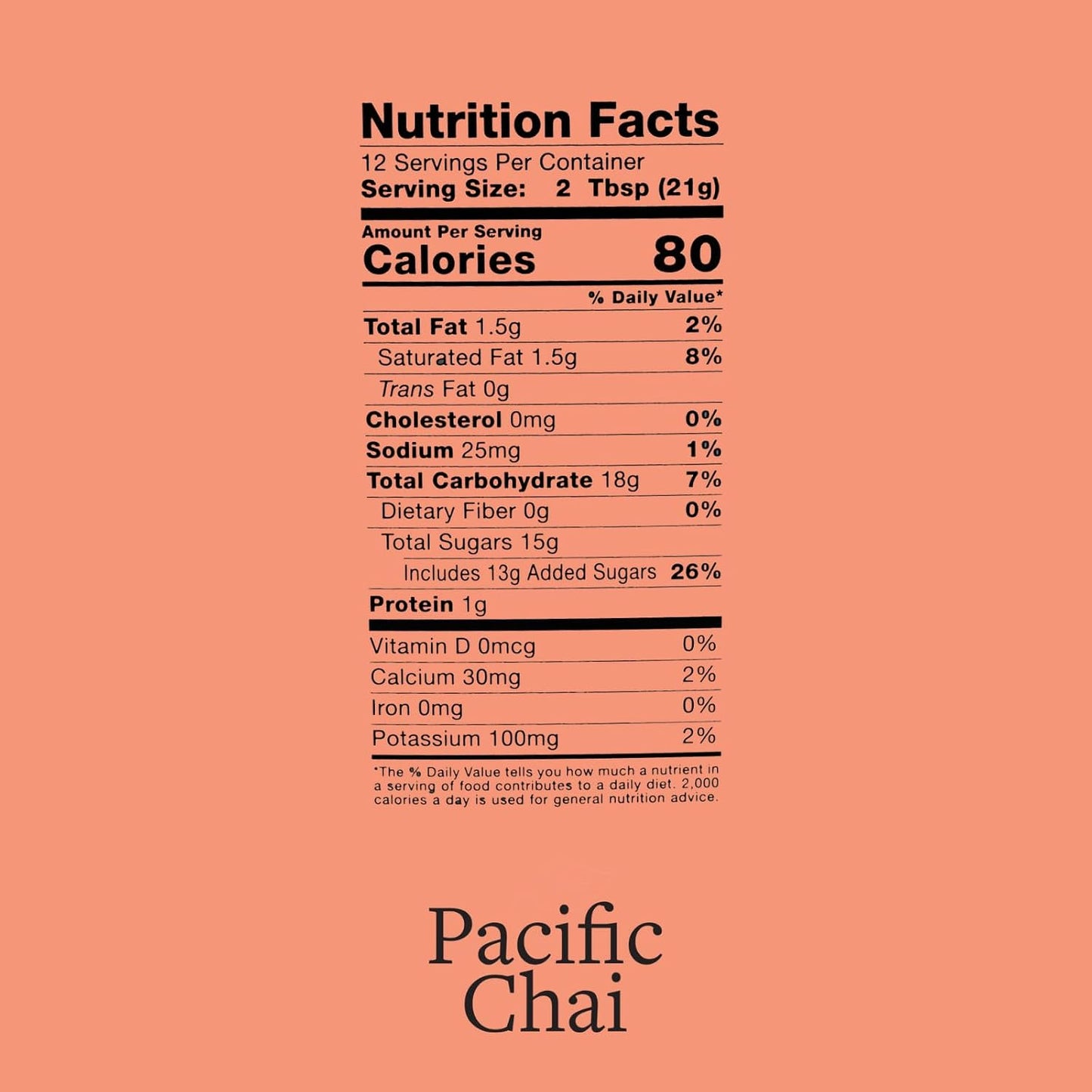 Pacific Chai Matcha Chai Latte Mix, Instant Matcha Tea Latte Drink Mix, Gluten Free, Kosher Certified Powder Beverage, Café Style Latte, 9 Oz (Pack of 1)