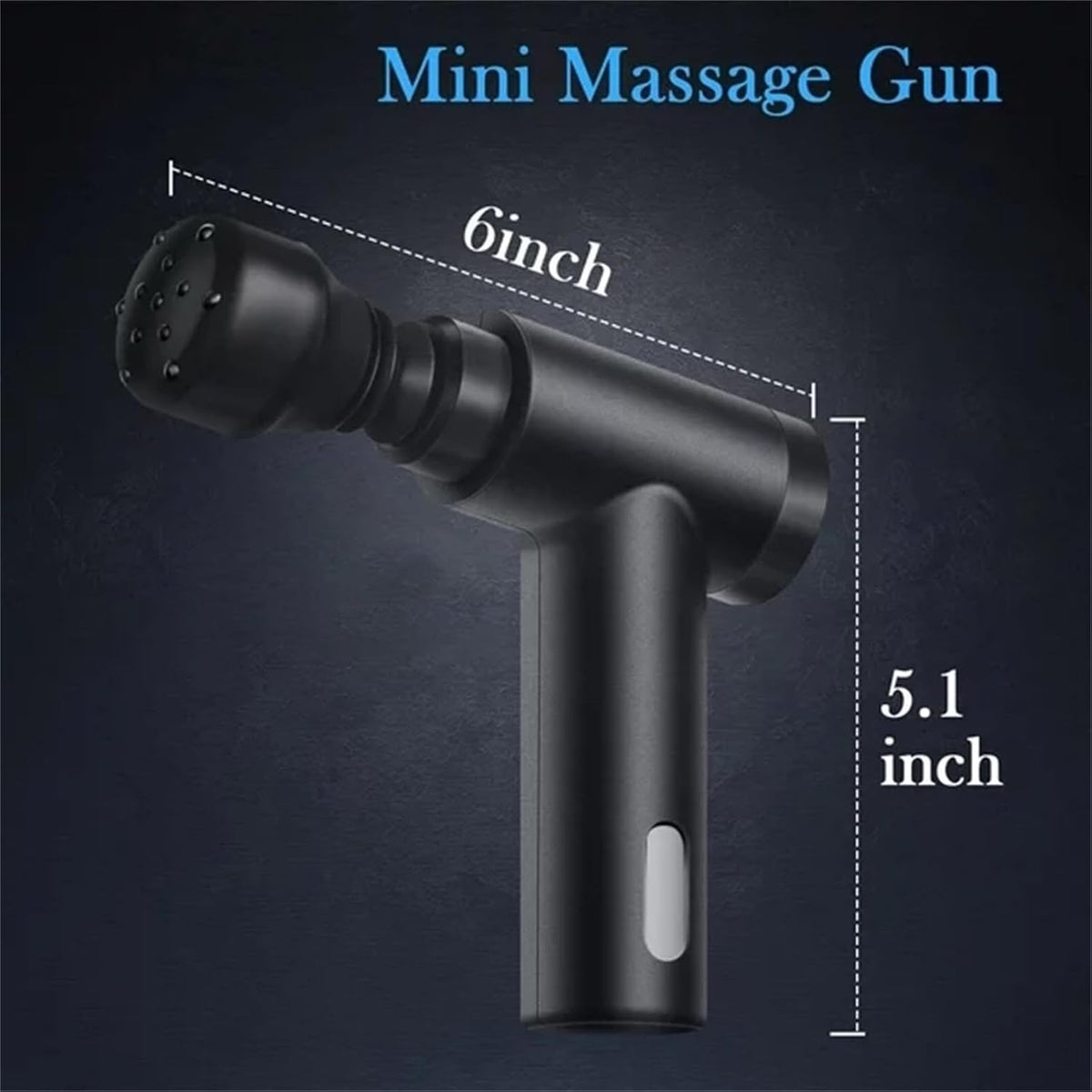 Mini Massage Gun, Portable Handheld Muscle Massager for Muscle Relaxation, Deep Tissue Percussion Small Massage Gun for Back, Neck, Shoulder and Leg Relaxation
